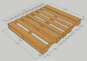 Pallet gỗ tràm xuất khẩu Mỹ 1219x1016